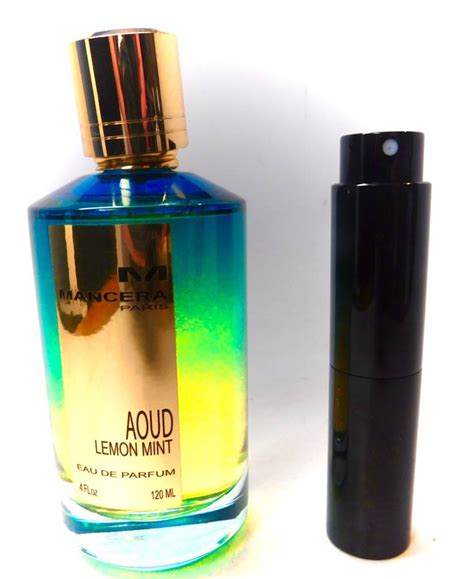 mancera aoud lemon mint sample.